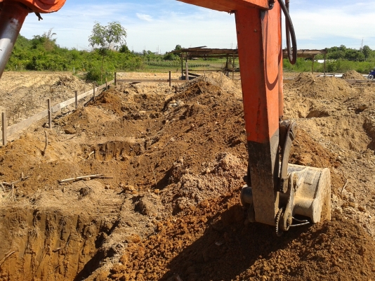 ขายรถแบ็คโฮเล็กพร้อมเทเลอร์ลากจูง ราคา 190000 บาท ด่วน