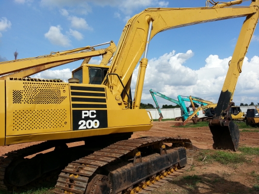 ขายแบคโฮsk200,pc200