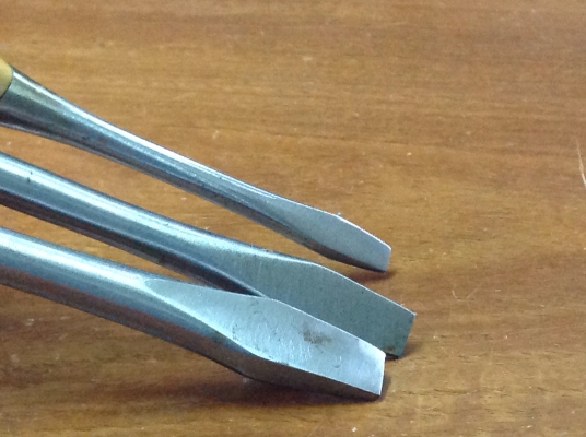 ขายไขควงด้ามประกับ Vintage เมกาเก่าเก็บ 6" 10" 12" ยกชุดสภาพนี้หายาก