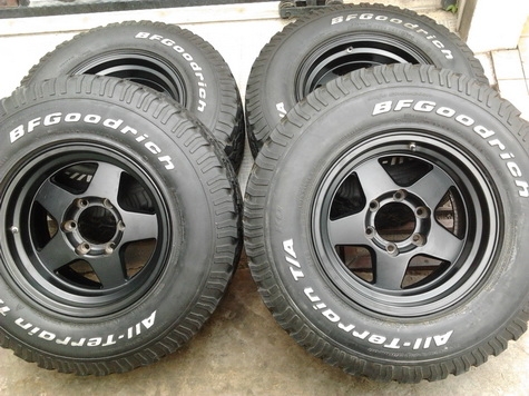 ล้อ Lenso กว้าง9 ออฟ0 + BF All 265/75/16 ปี10 สวยๆ 1ชุด