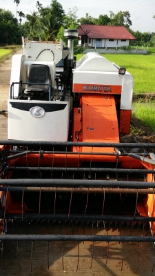 ขายรถเกี่ยวคูโบต้าdc60+พร้อมพ่วงลาก 339000บาท