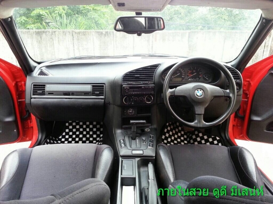 ขายBMW E36  J-BO หม้อน้ำมิเนียม SUNROOFแท้ แก้มเจาะ ล้อRG2 เบาะSPACO