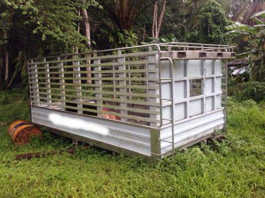 ขายกะบะสเตเลส ถอดลงจากISUZU NPR 130แรงม้า สนใจโทร 081-9701072 ขายกะบะสเตเลส ถอดลงจากISUZU NPR 130แรงม้า สนใจโทร 081-9701072