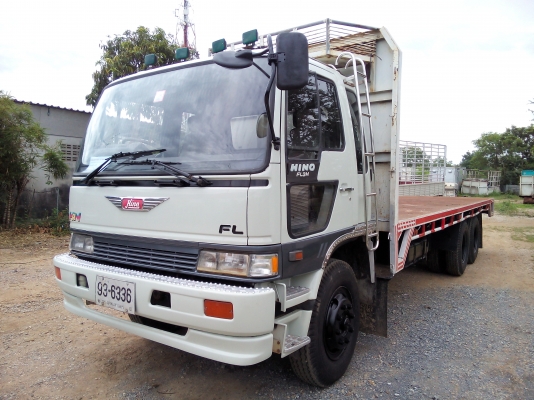 10 ล้อ 1 เพลา พื้นเรียบ  *ตัวยาวพิเศษ*  HINO  FL3H 195 แรงม้า *ยาว 7.50 ม.* รถสวยเดิม_พร้อมใช้งาน *รถห้างแท้*