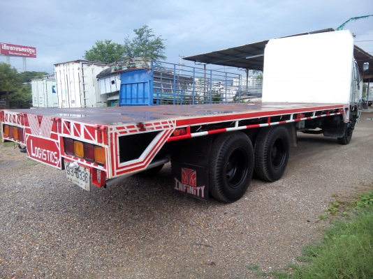 10 ล้อ 1 เพลา พื้นเรียบ  *ตัวยาวพิเศษ*  HINO  FL3H 195 แรงม้า *ยาว 7.50 ม.* รถสวยเดิม_พร้อมใช้งาน *รถห้างแท้*