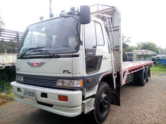 10 ล้อ 1 เพลา พื้นเรียบ  *ตัวยาวพิเศษ*  HINO  FL3H 195 แรงม้า *ยาว 7.50 ม.* รถสวยเดิม_พร้อมใช้งาน *รถห้างแท้*