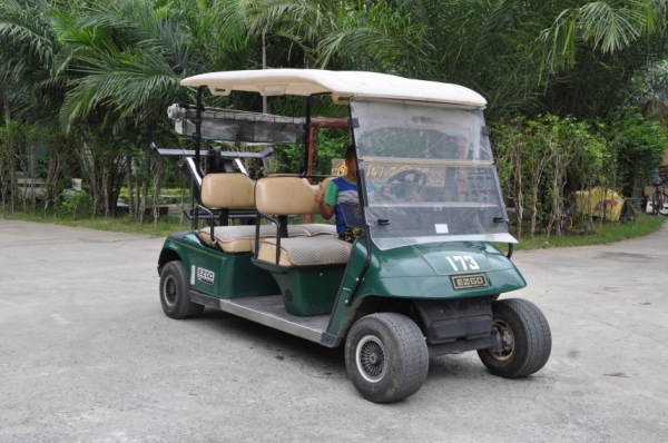 (ท้าพิสูจน์)ขายรถกอล์ฟ EZGOไฟฟ้า4ที่นั่ง สภาพสวยเดิมจากญี่ปุ่นยังไม่เคยใช้งานในไทย 68,000เท่านั้น!!