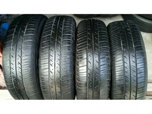 ล้อกะทะ nissan march almera ยาง maxxiss 165 70 14 ปี15 ดอกยางหนา