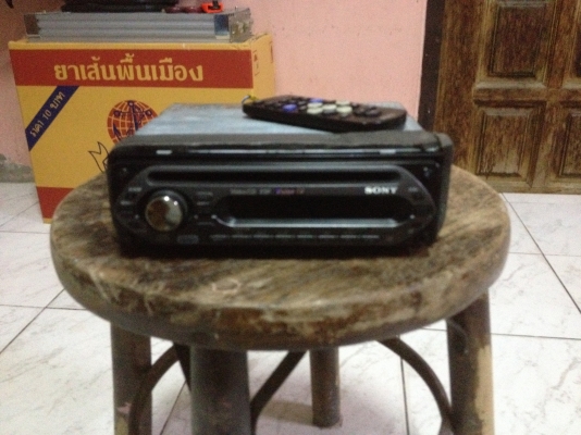 ขายวิทยุรถ sony cdx v4800 สีดำ video cd esp mp3 ราคา500บาท โทร0924462525โส