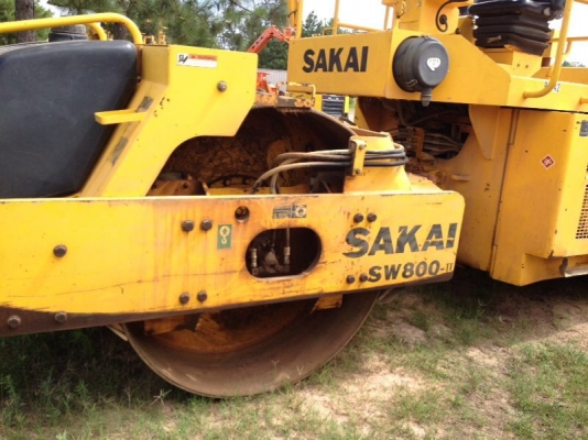 รถบดญี่ปุ่นหน้าเหล็กหลังเหล็ก SAKAI SW800-2 2008y 3,478h รุ่น2 สภาพสวยมาก สอบถามเพิ่มเติ่มโทรมาครับ สต๊อคญี่ปุ่น ผู้ซื้อต้องนำเข้าเอง โอนเงินทั้งหมด