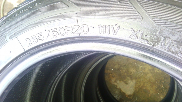 ยางชุด4เส้น ขอบ 20 265 50/ปี13 ** 6900