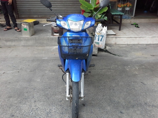 Wave 125 r ปี 50 กุญแจใหญ่ สีน้ำเงิน เทา รถบ้าน สวย เครื่องเดิมๆ มี