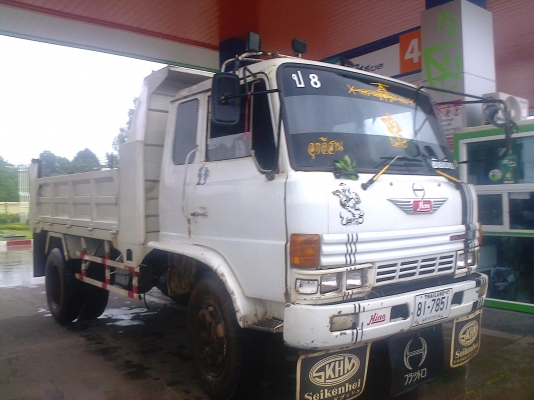 หกล้อดั้ม HINO-HO6C รถสภาพดีมากเดิมๆ ทะเบียนพร้อมโอน