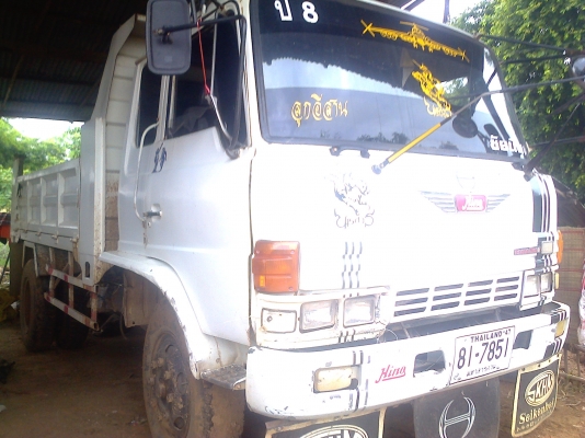 หกล้อดั้ม HINO-HO6C รถสภาพดีมากเดิมๆ ทะเบียนพร้อมโอน