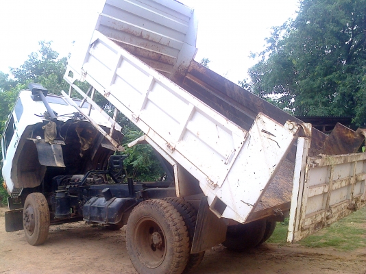 หกล้อดั้ม HINO-HO6C รถสภาพดีมากเดิมๆ ทะเบียนพร้อมโอน