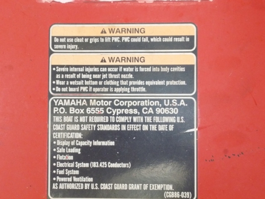 ขายเจ็ทสกี YAMAHA VX110 พร้อมเทรลเลอร์ลากเจ็ทสกี ของมือสองนำเข้าจากต่างประเทศ สนใจติดต่อ 081-981-9339