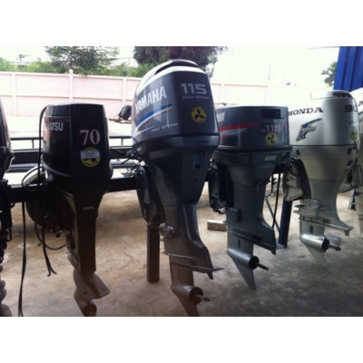 ขายเครื่องยนต์เรือมือสอง Yamaha F115 4จังหวะ 4สูบ ระบบหัวฉีด นำเข้าเองจากญี่ปุ่น