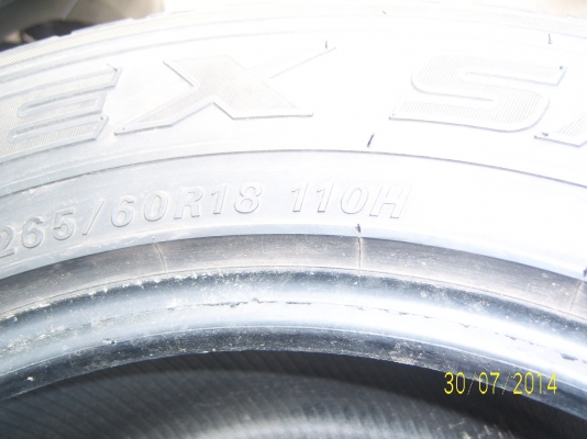 ยาง 265 60 18   ปี 10  4เส้น  ดอกหนา ยังใช้ได้อีกนาน