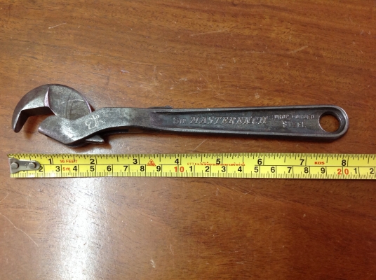 ขายคีมขันน็อต 6 เหลี่ยม โบราณ MASTERENCH 8"