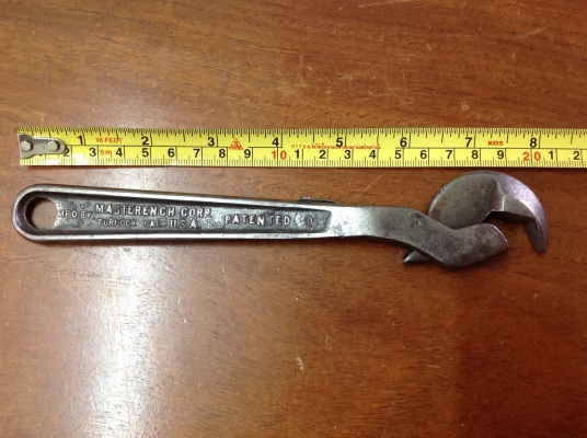 ขายคีมขันน็อต 6 เหลี่ยม โบราณ MASTERENCH 8"