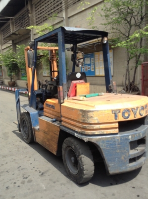 +++ ขายรถโฟล์คลิฟท์ TOYOTA 5FD35  ขนาด 3.5 ตัน  เครื่องยนต์ดีเซล  เสา 3 เมตร ฟูลฟรี เข้าตู้  เกียร์ธรรมดา  งา 1,220 มม. ยางตัน  *** รถราคาถูก สภาพดี พร้อมใช้  สนใจรายละเอียด  ราคา  คุยได้ครับ โทร. 081-659-7598 ครับ ***