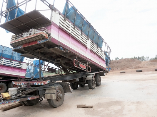 ขายลูกพ่วงดั้ม3เพลาแท้ยาว 7.40ม.อู่ต่อ C. T.truck