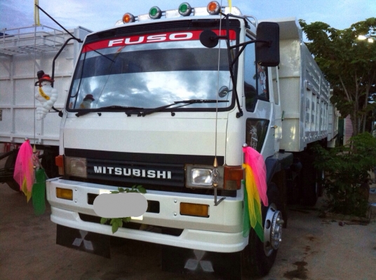 ขายรถบรรทุกสิบล้อดัมพ์ MITSUBISHI MA เครื่อง 6D16-195 แรง 2 เพลา 10 เกียร์ กระบะดัมพ์เหล็ก