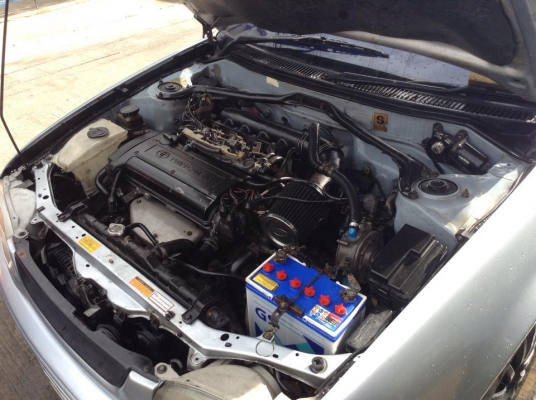 ขายครับ TOYOTA AE 110 DXI ปี96 เครื่อง4AGE 20V BACK TOP น้ำมัน+แกส ใช้งานได้ 2ระบบ อย่างสมบูรณ์ เครื