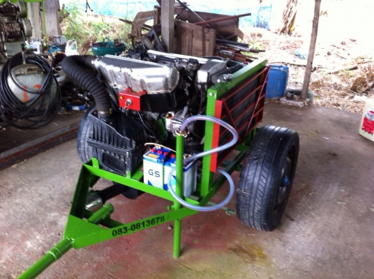 ขายเครื่องสูบน้ำใช้แก๊ส LPG 100\%ราคา 32000