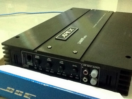 -ขายแอมป์ apex 2400w คลาส ab ขับซับ