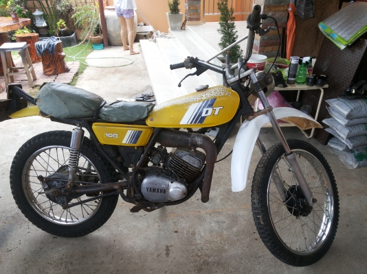 ขายYamaha DT100แห้งๆเครื่องดี