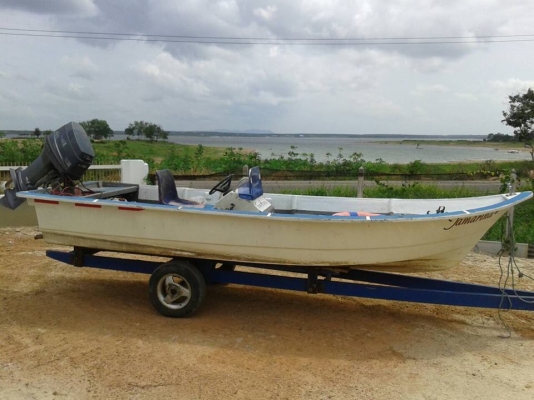 ขายเรือ 16 ฟุต เครื่อง Yamaha 40 แรง 68,000 พร้อมเทรลเลอร์