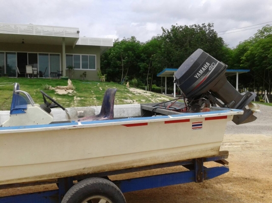 ขายเรือ 16 ฟุต เครื่อง Yamaha 40 แรง 68,000 พร้อมเทรลเลอร์
