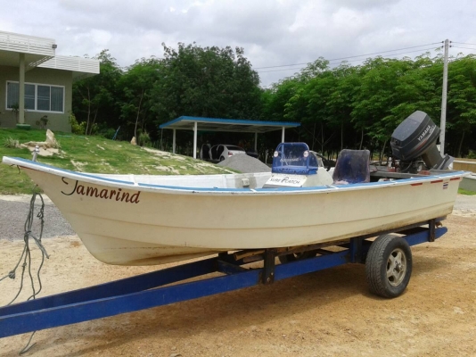 ขายเรือ 16 ฟุต เครื่อง Yamaha 40 แรง 68,000 พร้อมเทรลเลอร์