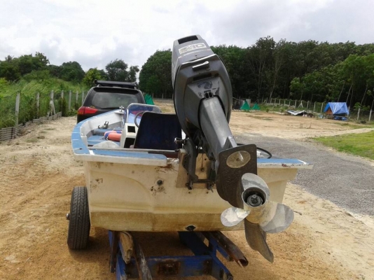 ขายเรือ 16 ฟุต เครื่อง Yamaha 40 แรง 68,000 พร้อมเทรลเลอร์