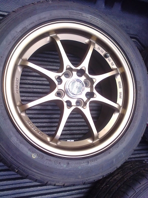 แม็กซ์ใหม่ยางใหม่ขอบ15 4รูซิ่งๆชุดละ17000บาท