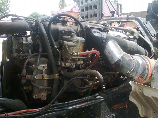 HINO 227 วางเครื่อง 2 K 260 แรงม้า ดัมพ์ มีระบบลากจูง