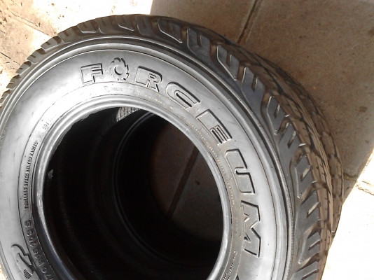 235/70R15  FORCEUM MILLENNIUM  ATZ  มี 2 เส้น TEL.081-427-3941