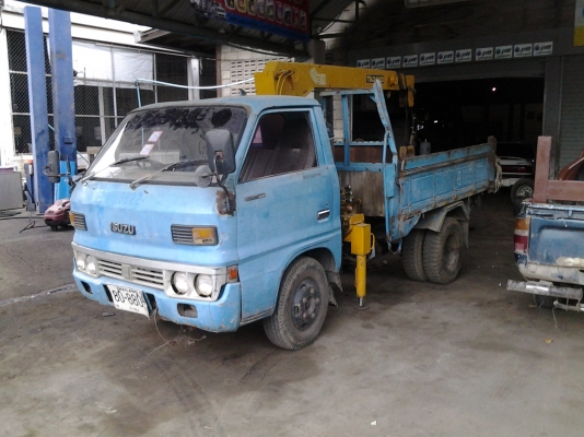 ขายถูกรถ isuzu 6 ล้อดั้ม+ติดเครน