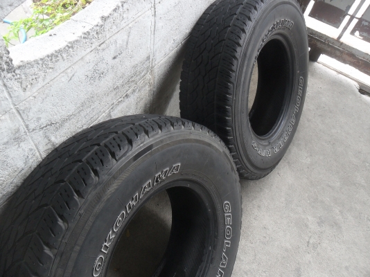 ยาง YOKOHAMA 30x9.50R15 ปี09 สวยๆ 1 คู่ ราคา 2500 บาท