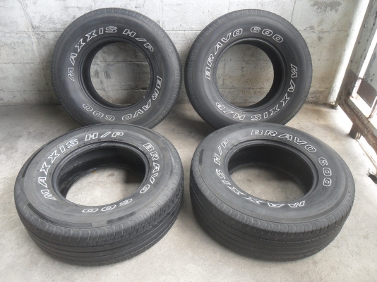 ยาง MAXXIS 265/70R16 ปี4709 สวยๆ 4 เส้น ราคา 3500 บาท