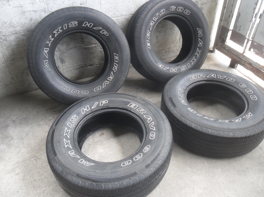 ยาง MAXXIS 265/70R16 ปี4709 สวยๆ 4 เส้น ราคา 3500 บาท