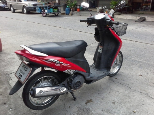 Suzuki Step ปี 50 สีแดง รถบ้าน เครื่องเดิม แน่นๆ ชุดสีสวย เล่ม เอกสาร