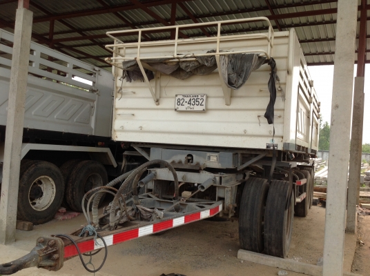 ขายหางพ่วงดัมพ์อู่ชัยเจริญ3เพลาแท้