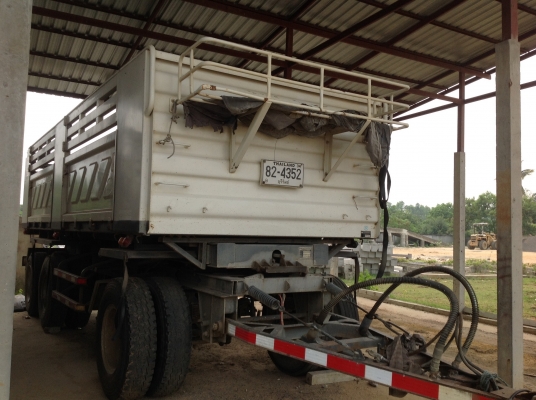 ขายหางพ่วงดัมพ์อู่ชัยเจริญ3เพลาแท้