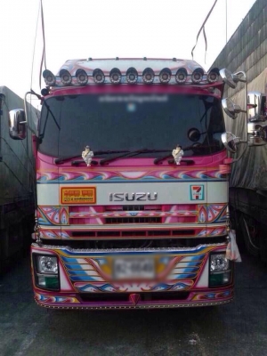 ขายดาว์นรถพ่วง ISUZU 360 ดัพม์คอกเกษตรแม่ลูก ลูก 3 เพลายาว 7 เมตร สูง 2.15 เมตร ไมล์ 75,xxx