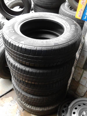 205R16C  CONTINENTAL  4X4 CONTACKT  110/108R บรรทุกได้ดี ปี 2012 ชุด 4 เส้น TEL.081-427-3941