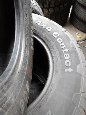 205R16C  CONTINENTAL  4X4 CONTACKT  110/108R บรรทุกได้ดี ปี 2012 ชุด 4 เส้น TEL.081-427-3941