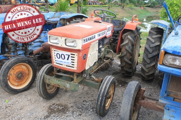 AUC 5 Code 007  แทรกเตอร์  เก่านอก Yanmar YM1500  ราคา เริ่มต้นการประมูล 30,000 บาท