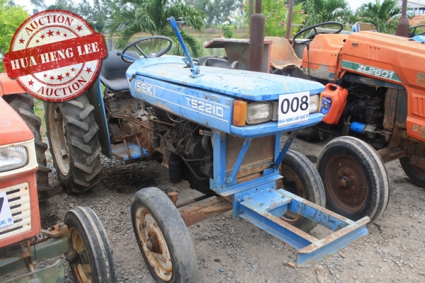 AUC 5 Code 008  แทรกเตอร์  เก่านอก ISEKI TS2210  ราคา เริ่มต้นการประมูล 30,000 บาท